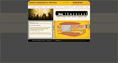 Desktop Screenshot of loewensaal.de